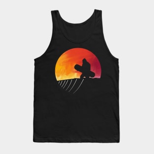 Bigfoot skateboard Sunset Tank Top